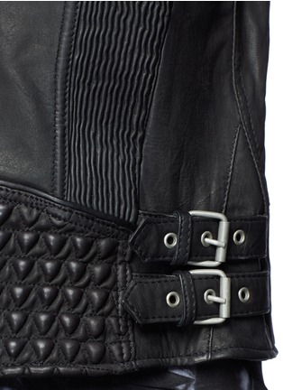 Detail View - Click To Enlarge -  - Leather biker vest