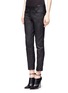 Front View - Click To Enlarge - 3.1 PHILLIP LIM - Leather jodhpur pants