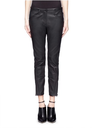 Main View - Click To Enlarge - 3.1 PHILLIP LIM - Leather jodhpur pants