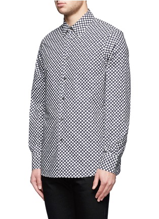 Front View - Click To Enlarge - MARNI - Check cotton shirt