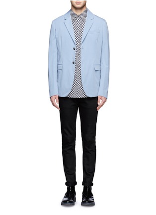 Figure View - Click To Enlarge - MARNI - Check cotton shirt