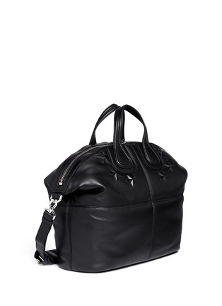 Figure View - Click To Enlarge - GIVENCHY - 'Nightingale' star embossed leather bag