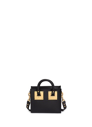 Back View - Click To Enlarge - SOPHIE HULME - Leather box tote