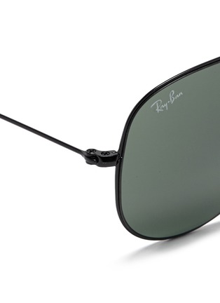Detail View - Click To Enlarge - RAY-BAN - 'Aviator Flat Metal' sunglasses