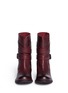 Figure View - Click To Enlarge - PEDDER RED - Leather biker boots