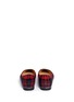 Back View - Click To Enlarge - PEDDER RED - Tartan plaid flats