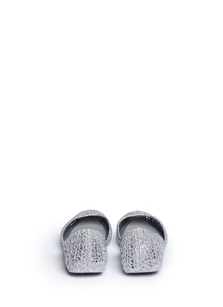 Back View - Click To Enlarge - MELISSA - x Campana 'Papel' glitter flats