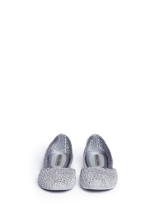 Figure View - Click To Enlarge - MELISSA - x Campana 'Papel' glitter flats