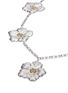  - BUCCELLATI - 'Gardenia Flower' gold silver station necklace