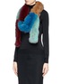 Front View - Click To Enlarge - HOCKLEY - 'Kiwi' long boa fox scarf