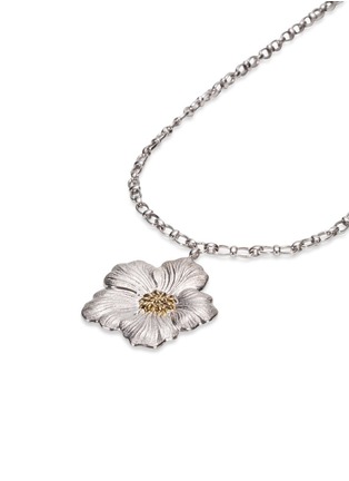  - BUCCELLATI - Gardenia Flower' gold silver pendant necklace