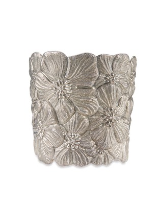 Main View - Click To Enlarge - BUCCELLATI - Gardenia Flower' silver cuff