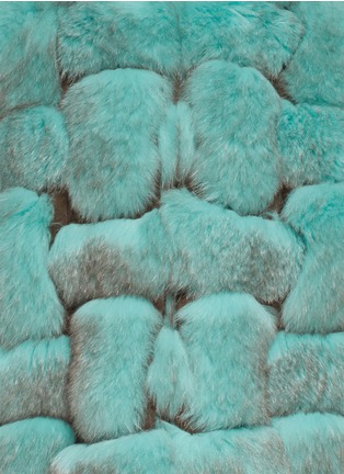 Detail View - Click To Enlarge - HOCKLEY - 'Dove Bolero' fox and suede cropped jacket