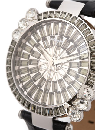Detail View - Click To Enlarge - GALTISCOPIO - 'Marguerite' crystal dial watch