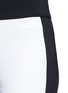 Detail View - Click To Enlarge - NO KA’OI - 'Kei' ruffle zip cuff colourblock leggings