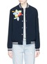 Main View - Click To Enlarge - MIRA MIKATI - Sequin floral and parrot embroidery bomber jacket