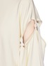 Detail View - Click To Enlarge - FENTY PUMA BY RIHANNA - Shoelace tie sleeve oversized fleece sweatshirt