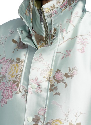 Detail View - Click To Enlarge - FENTY PUMA BY RIHANNA - Floral jacquard reversible satin bomber jacket