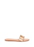 Main View - Click To Enlarge - TIBI - 'Frida' double buckle leather slide sandals