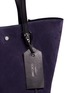 Detail View - Click To Enlarge - JIMMY CHOO - 'Twist' medium suede North South tote