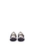 Figure View - Click To Enlarge - STUART WEITZMAN - 'Fiona Lace' strass pavé bow toddler ballet strap flats