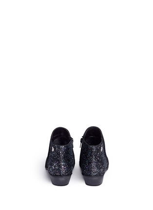 Back View - Click To Enlarge - SAM EDELMAN - 'Petty' glitter kids ankle booties