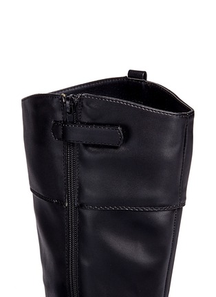 Detail View - Click To Enlarge - SAM EDELMAN - 'Pia' faux leather kids riding boots