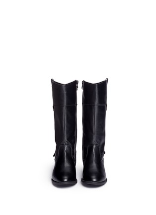 Figure View - Click To Enlarge - SAM EDELMAN - 'Pia' faux leather kids riding boots