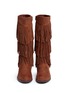 Figure View - Click To Enlarge - SAM EDELMAN - 'Abbey Minnie' fringe kids boots