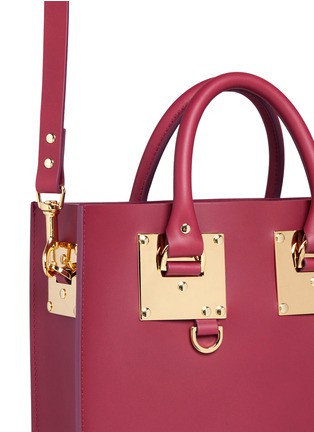 Detail View - Click To Enlarge - SOPHIE HULME - 'Albion' mini rectangle leather box tote