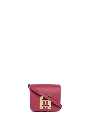 Main View - Click To Enlarge - SOPHIE HULME - 'Darwin' saddle leather crossbody bag