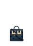 Main View - Click To Enlarge - SOPHIE HULME - 'Albion' polka dot print leather box tote
