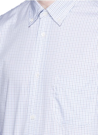Detail View - Click To Enlarge - COMME DES GARÇONS HOMME - Check cotton shirt