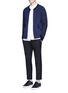 Figure View - Click To Enlarge - COMME DES GARÇONS HOMME - Reverse sweatshirt jersey jacket