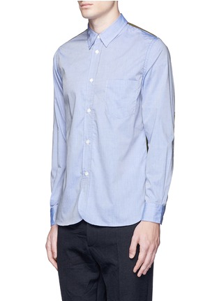 Front View - Click To Enlarge - COMME DES GARÇONS HOMME - Canvas back chambray shirt