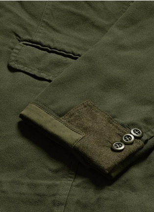 Detail View - Click To Enlarge - COMME DES GARÇONS HOMME - Camouflage print patchwork twill blazer