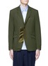 Main View - Click To Enlarge - COMME DES GARÇONS HOMME - Camouflage print patchwork twill blazer
