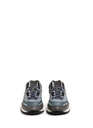 Front View - Click To Enlarge - LANVIN - Mixed media running sneakers