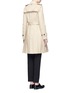 Back View - Click To Enlarge - THOM BROWNE  - 'Mackintosh' pleated cotton trench coat