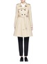Main View - Click To Enlarge - THOM BROWNE  - 'Mackintosh' pleated cotton trench coat