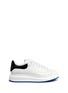 Main View - Click To Enlarge - ALEXANDER MCQUEEN - 'Oversized Sneaker' in leather with buffalo embossed collar