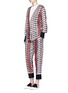 Figure View - Click To Enlarge - VICTORIA, VICTORIA BECKHAM - Strawberry cherry print silk twill pyjama pants