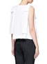 Back View - Click To Enlarge - VICTORIA, VICTORIA BECKHAM - Bow shoulder jersey tank top