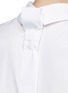 Detail View - Click To Enlarge - VICTORIA, VICTORIA BECKHAM - Tie back poplin sleeveless shirt