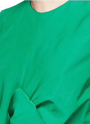 Detail View - Click To Enlarge - VICTORIA, VICTORIA BECKHAM - Twist bow faille sleeveless top