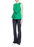 Figure View - Click To Enlarge - VICTORIA, VICTORIA BECKHAM - Twist bow faille sleeveless top