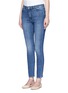 Front View - Click To Enlarge - VICTORIA, VICTORIA BECKHAM - Cotton blend washed jeans