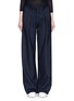Main View - Click To Enlarge - VICTORIA, VICTORIA BECKHAM - Pinstripe wool blend slouch pants