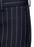 Detail View - Click To Enlarge - VICTORIA, VICTORIA BECKHAM - Pinstripe wool blend cropped pants
