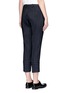 Back View - Click To Enlarge - VICTORIA, VICTORIA BECKHAM - Pinstripe wool blend cropped pants